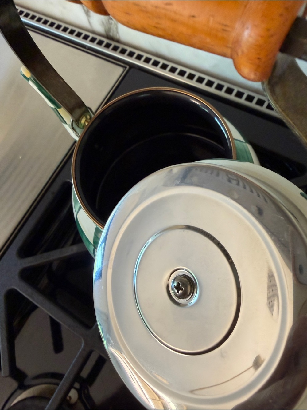 Mackenzie-Childs Tea Kettle - Picture 4 of 6